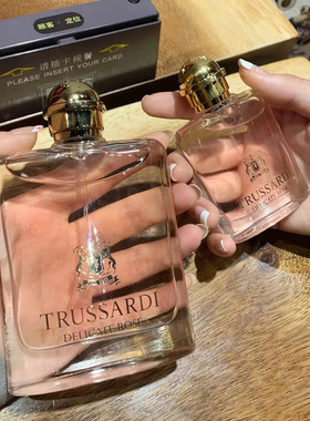 意大利正品 Trussardi杜鲁萨迪雅逸玫瑰女士淡香水EDT 花果麝香调