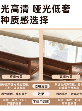 茶几贴膜防烫岩板大理石桌面微晶石餐桌台面家具耐高温透明保护膜