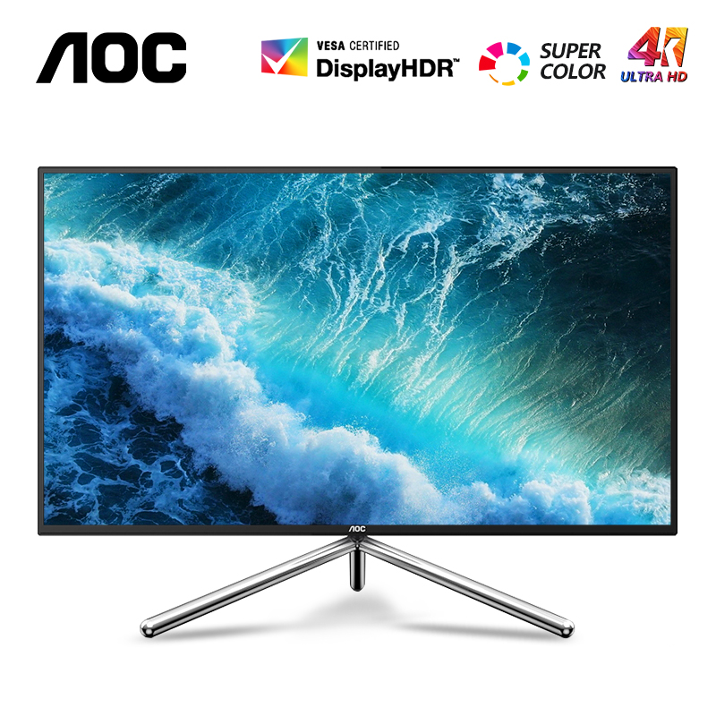 AOC 32英寸4K显示器NanoIPS屏幕U32U1专业设计制图27电脑LG苹果2K-图0