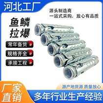 Fish Scale Laps Burst Tooth Strip Expansion Tube Integrated Laburst Ceiling Wire Rod With Expansion Cover Three Sets Of Conjoined Expansion Pipe Top Burst