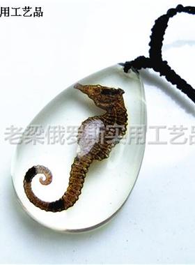 昆虫水晶琥珀寓意透明毛衣链