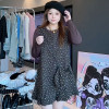 Sweet style age-reducing floral vest skirt bottoming shirt suit