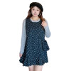 Sweet style age-reducing floral vest skirt bottoming shirt suit