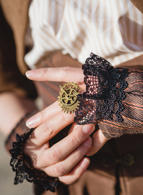 熠先生的蒸汽大陆戒指胸针