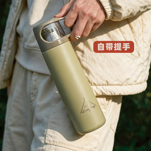OPUS保温杯大容量男女生带杯盖可喝水316不锈钢户外运动水壶露营 - 图1