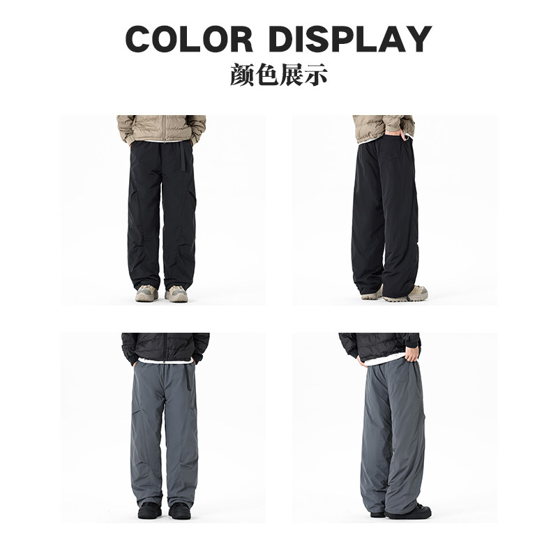 罗宾汉港风羽绒裤子90白鸭绒男款冬季保暖宽松休闲防风直筒长裤,淘宝优惠券,粉丝福利购,淘宝优惠卷