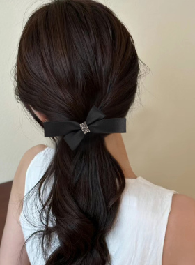 顶夹发夹后脑勺高级感蝴蝶结发夹