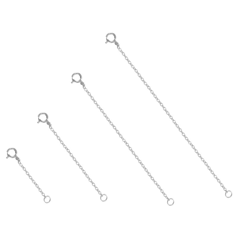 项链延长链条手链尾链镀18k金双头龙虾扣DIY配件加长链子防掉链条,淘宝优惠券,粉丝福利购,淘宝优惠卷