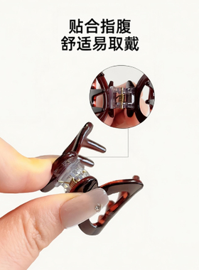 短发过渡期发夹醋酸小号抓夹