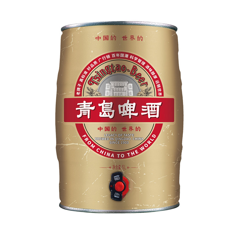 青岛啤酒国潮系列 5L*1桶