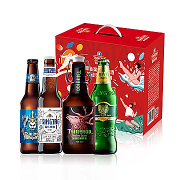 青岛啤酒金奖组合330ml*8瓶[5元优惠券]-寻折猪