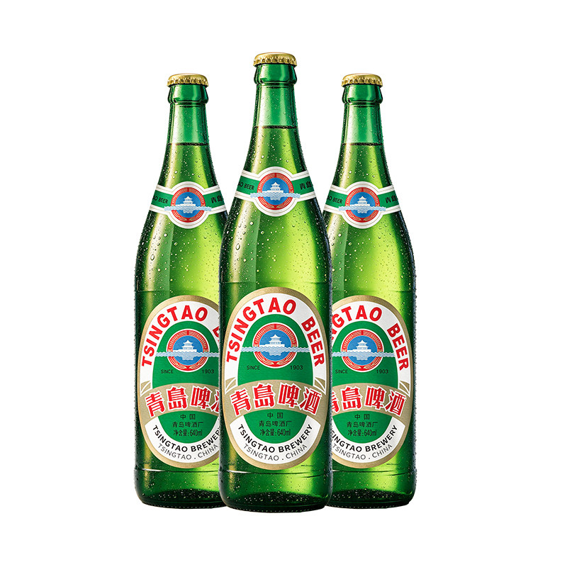 【54】老青岛啤酒12度640ml*6瓶