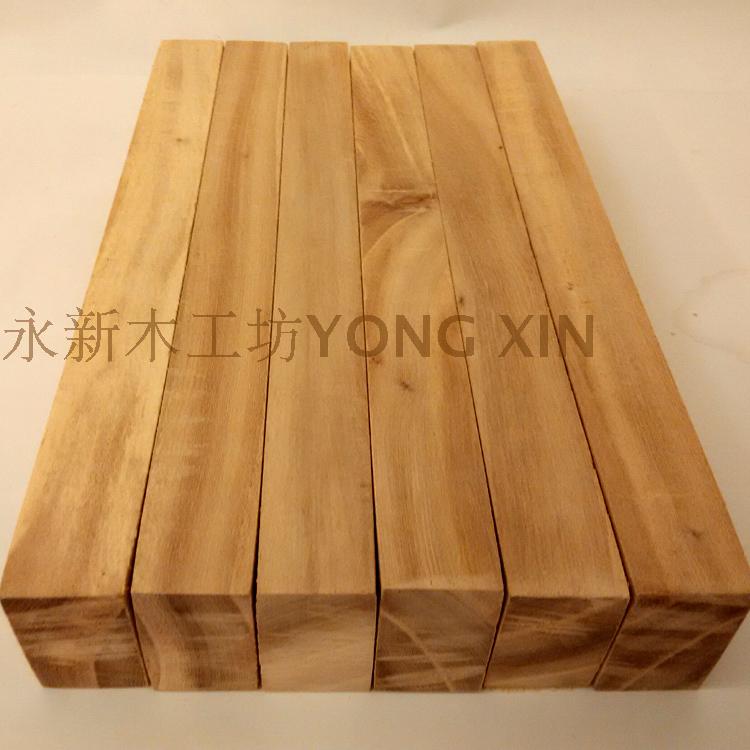 天然原木榆树木板材 榆木条板DIY木工材料实木模型制作木条60CM - 图2