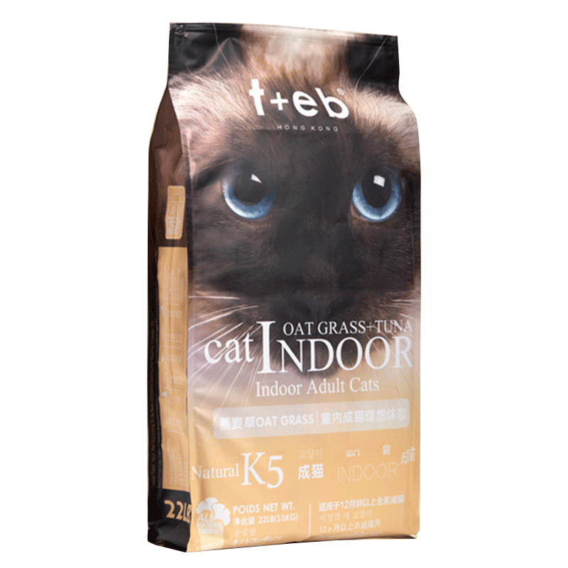 TEB汤恩贝猫粮20斤BK5燕麦草室内成猫粮22磅约10kg英短美短布偶 - 图3