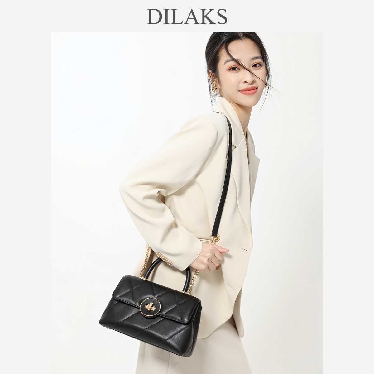 DILAKS迪莱克丝包包女大容量时尚轻奢高级感女包2024新款斜挎包-图2