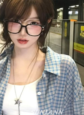 冷淡风高级感银色抽拉五角星长款项链女小众设计感锁骨链毛衣链潮