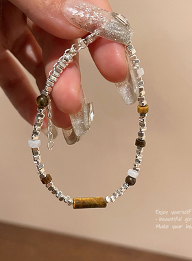 新中式碎银子手链女ins小众