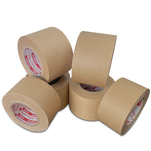 湿水牛皮纸胶带水纸水胶带高粘封箱纸绘画裱画水溶胶带环保可降解 - 图3