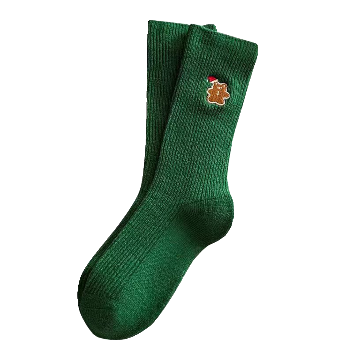 圣诞袜羊毛中筒袜子女加厚保暖袜节日圣诞节竖条纯色刺绣高筒,淘宝优惠券,粉丝福利购,淘宝优惠卷