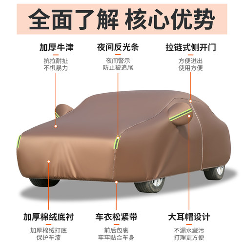 2025款新日产逍客suv专用车衣车罩防晒防雨防尘隔热遮阳盖布全罩 - 图3
