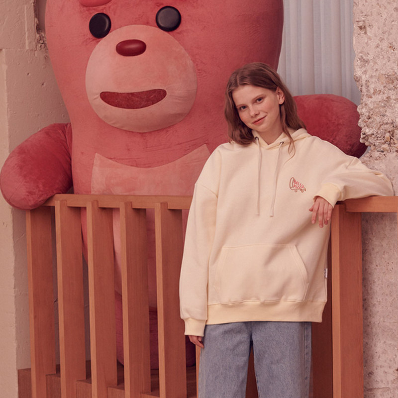 ambler韩国潮牌加绒连帽beely卫衣 thejamy海外卫衣/绒衫