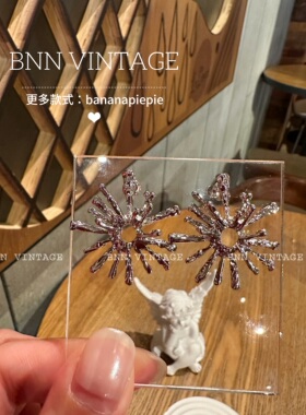 BNNVintage复古中古女耳钉耳夹