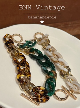 在逃少女！BNN Vintage复古中古小众Fever美拉德白百何杨超越手链