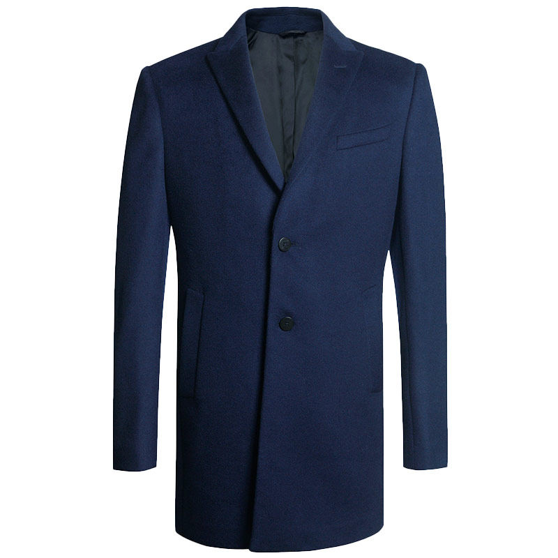 vicutu /威可多男中长款惠毛呢大衣 vicutu威可多毛呢大衣