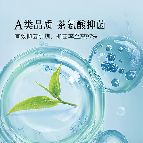 （微瑕品）百丽丝凉茶啵啵抗菌可水洗软凉席三件套双人夏凉床品 - 图2