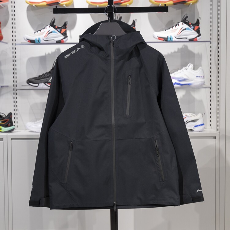 李宁冲锋衣24新款户外单层男女同款防水运动风衣连帽外套AEMU049,淘宝优惠券,粉丝福利购,淘宝优惠卷