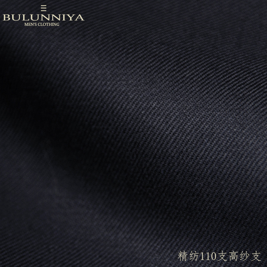 蚕丝面料秋冬加厚商务羽绒服羊毛 布伦尼亚夹克