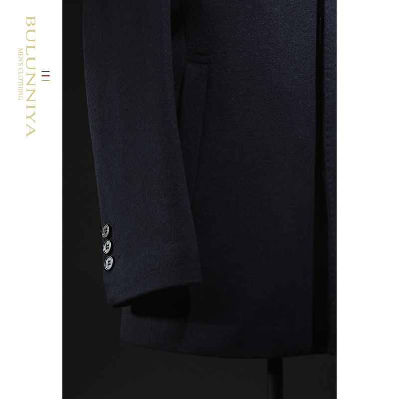 布伦尼亚aw中长款毛呢大衣 布伦尼亚羽绒服