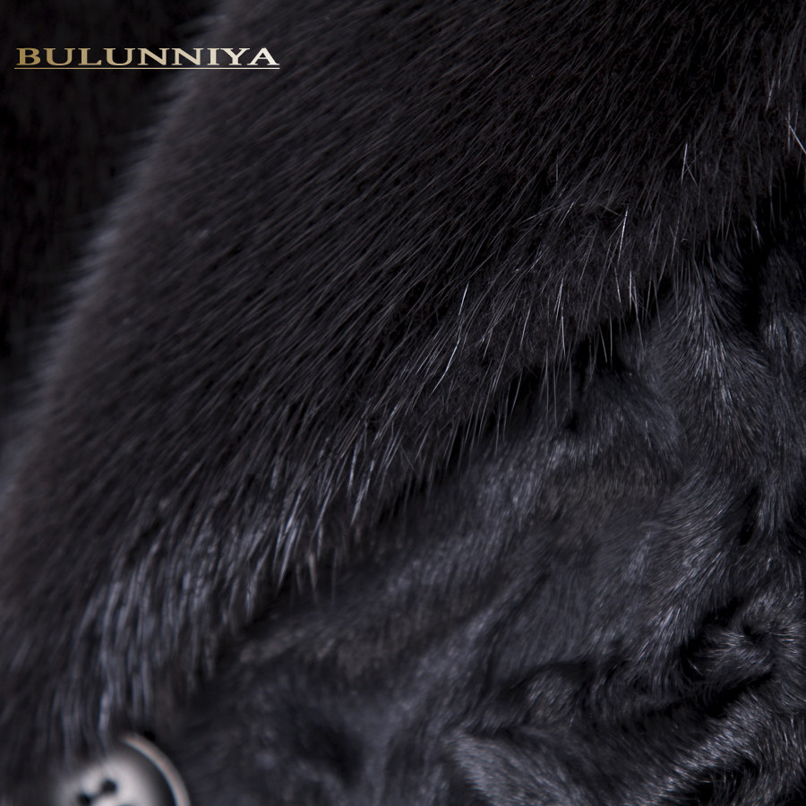 布伦尼亚karaku羊羔毛一体水貂男士 布伦尼亚皮衣