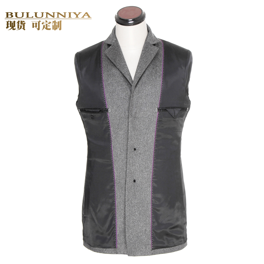 布伦尼亚长款西服外套经典正装大衣 布伦尼亚西服