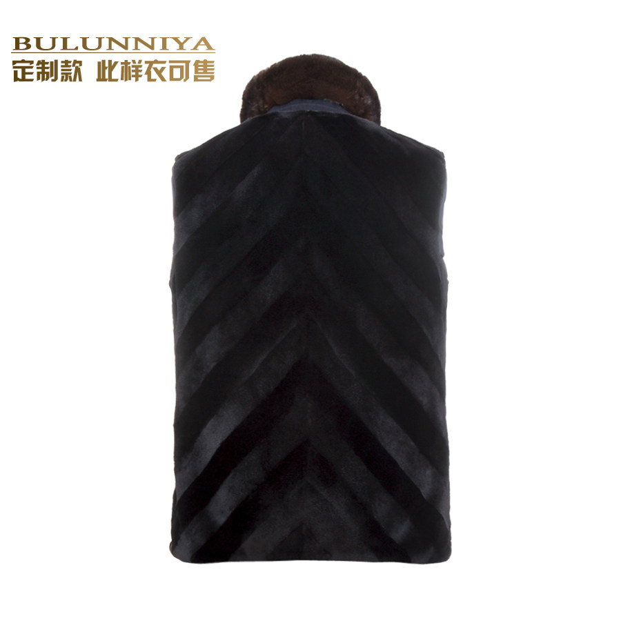 布伦尼亚尼克服翻领山羊绒秋冬皮草 布伦尼亚毛呢大衣