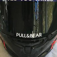 Marc Marquez马奎斯同款摩托车头盔镜片贴纸个性反光字母贴花-图1