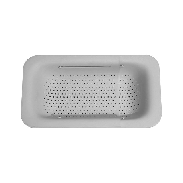 Retractable drain basket pool basket vegetable wash basin