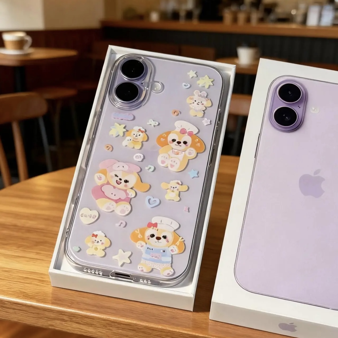 适用iphone17手机壳新款卡通苹果17pro高级感软壳ip17保护套16pro个性15/14防摔17pormax趣味可爱小熊插画 - 图3