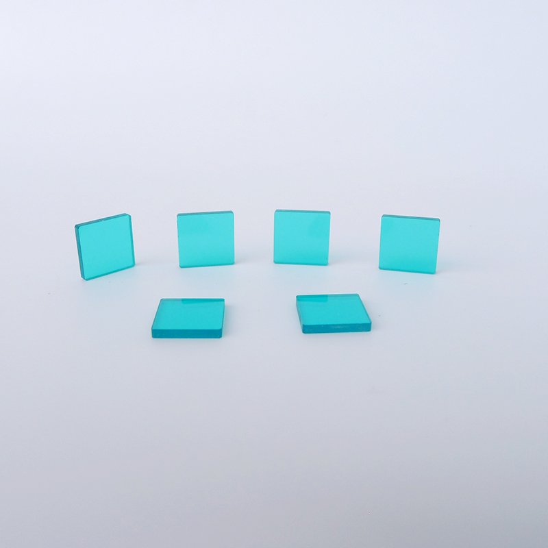 QB26 光学蓝色光学滤光片 蓝色玻璃,带通滤光片蓝光滤镜 9*9mm - 图2
