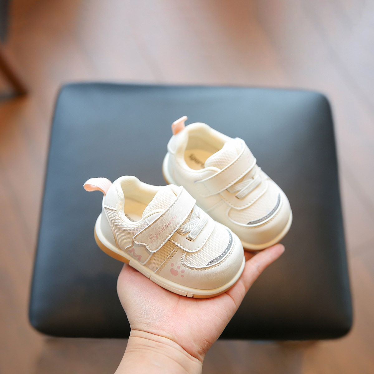 女宝宝步前鞋春秋款幼儿软底叫叫鞋网面透气学步鞋婴儿鞋子男宝潮,淘宝优惠券,粉丝福利购,淘宝优惠卷