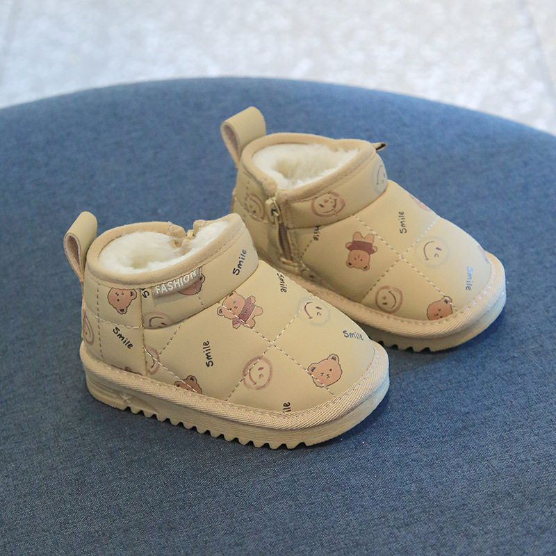 宝宝雪地靴小童冬季新款加绒加厚软底防滑男女童学步鞋保暖大棉鞋,淘宝优惠券,粉丝福利购,淘宝优惠卷