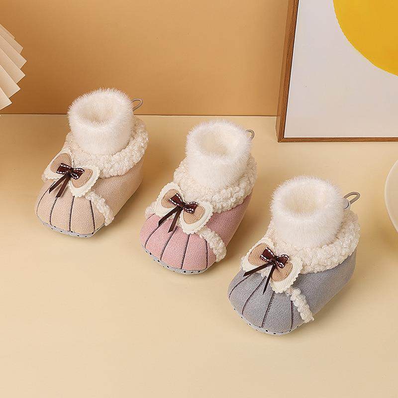 婴幼儿宝宝步前鞋冬季男女婴儿不掉鞋新生儿鞋0-1岁软底婴儿鞋袜,淘宝优惠券,粉丝福利购,淘宝优惠卷