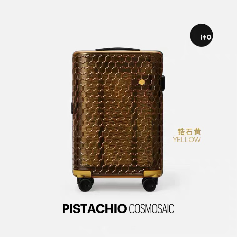 ITO PISTACHIO 个性定制DIY透明箱20英寸登机行李箱万向轮旅行箱 - 图0