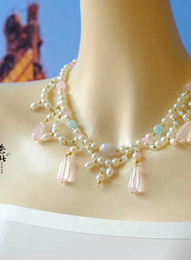 仙气多层古风璎珞项链