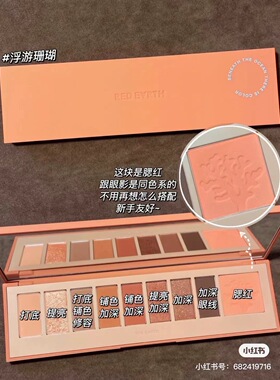 红地球眼影腮红高光九色
