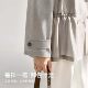 IHIMI Haimi linen ແອວປະສົມ windbreaker ສໍາລັບແມ່ຍິງ