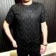 Summer Thin Round Neck Short Sleeve Men's Slim Fit Luxurious Versatile Fashion T-Shirt High-end Starry Top