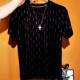 Summer Thin Round Neck Short Sleeve Men's Slim Fit Luxurious Versatile Fashion T-Shirt High-end Starry Top