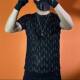 Summer Thin Round Neck Short Sleeve Men's Slim Fit Luxurious Versatile Fashion T-Shirt High-end Starry Top