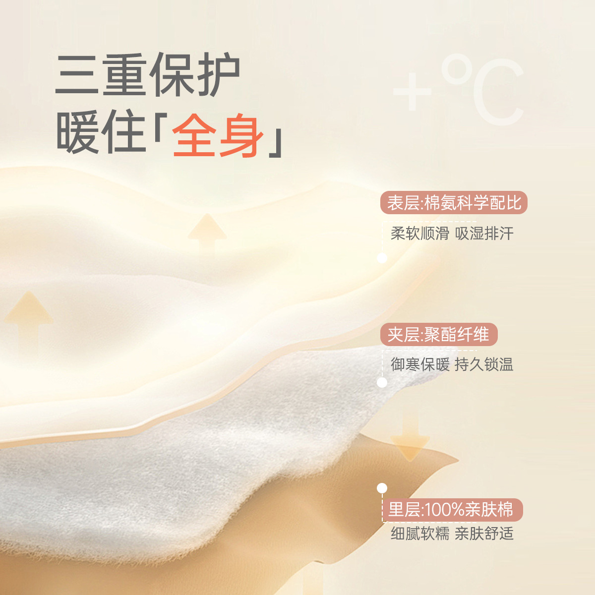 婴幼儿衣服秋冬夹棉80g男女宝分体套装家居服棉衣棉裤加棉外出服 - 图0